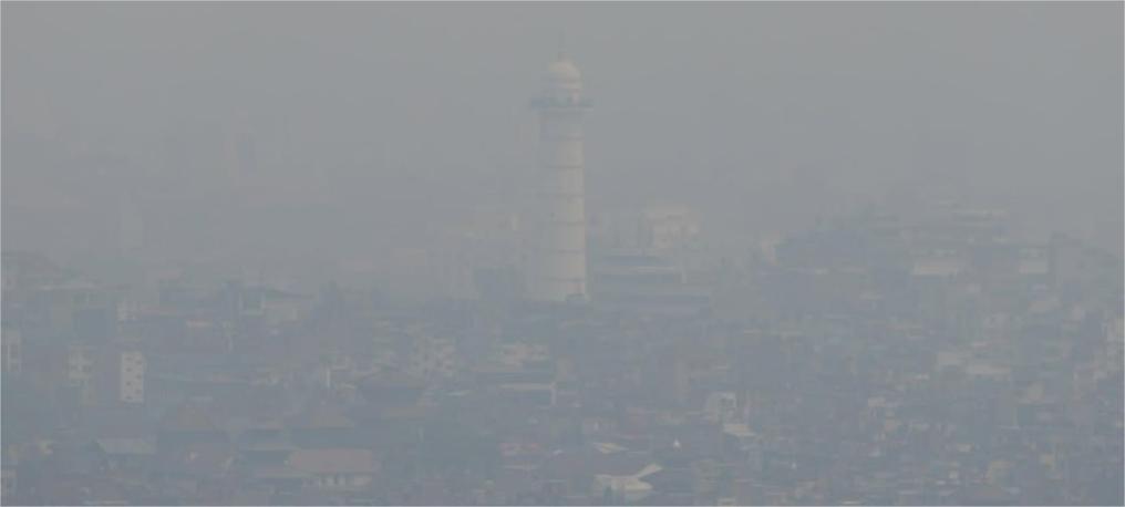 काठमाडौंको वायुको गुणस्तरमा सुधार आएन, निकै अस्वस्थको तह नजिकै