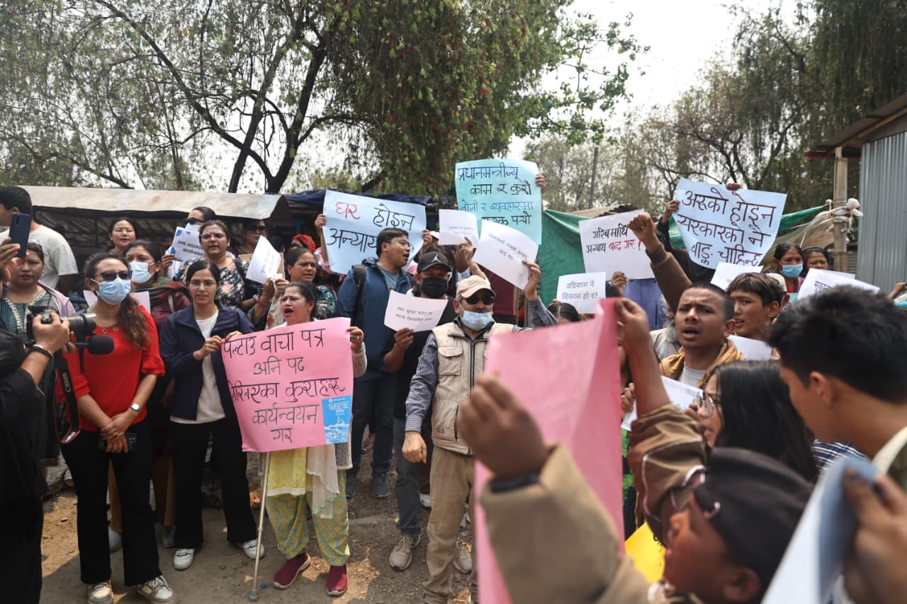 सुकुमवासी पुग्ने भएपछि रास्वपा कार्यालयमा सुरक्षा कडा