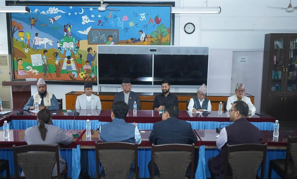 संसद्‍को अवरोध खुलाउने विषयमा विपक्षी दलसँगको छलफलमा रवि लामिछाने