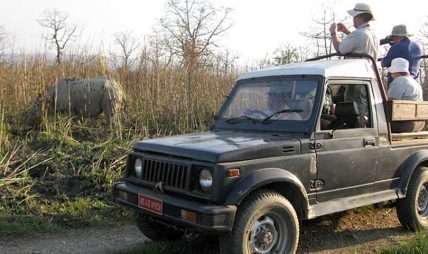 चितवन राष्ट्रिय निकुञ्जमा जङ्गल सफारी बन्द, बर्खापछि मात्रै सुरु हुने