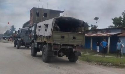 कर्फ्यु उल्लंघन भएपछि सुनसरीको कप्तानगञ्जमा सेना परिचालन