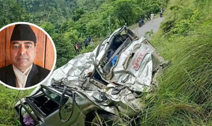 मकवानपुर गाडी दुर्घटना : मुख्य न्यायाधीश डाँगीसहित ६ जना घाइते