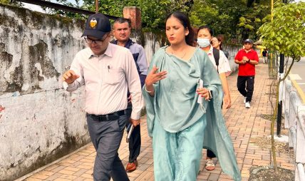 भृकुटीमण्डपमा मन्त्री बादीको छड्के