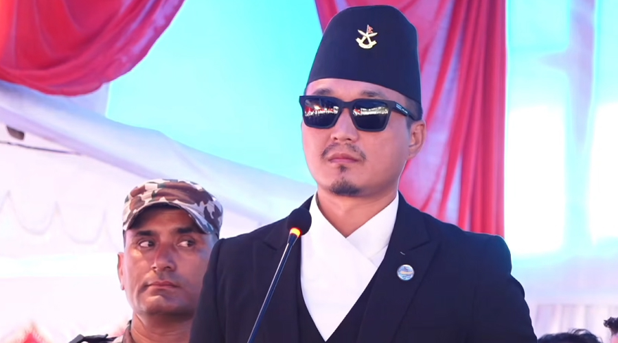 देशमा अब अर्को गोली चलाउने हिम्मत कसैले गर्न सक्दैन : गृहमन्त्री गुरुङ देशमा अब अर्को गोली चलाउने हिम्मत कसैले गर्न सक्दैन : गृहमन्त्री गुरुङ