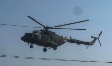 गोरखाको बाढी प्रभावित क्षेत्रमा काठमाडौंबाट सेनाको हवाई टोली परिचालित